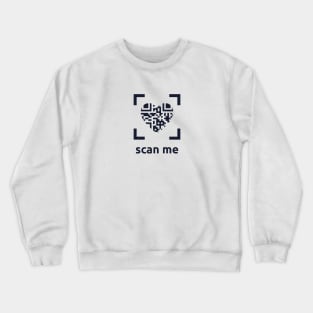 Scan the love QR Code Crewneck Sweatshirt